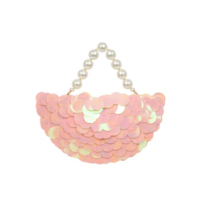 D’lueur Atelier Women's Pink / Purple Demi Lune P Pearl In Pink/purple