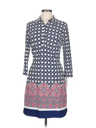 Pre-owned Dm Collection Casual Dress In Blue