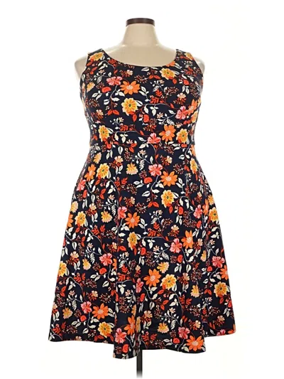 Pre-owned Dm Collection Casual Dress In Orange