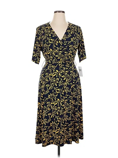 Pre-owned Dm Collection Casual Dress In Yellow