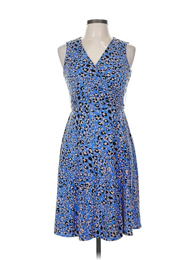 Pre-owned Dm Collection Cocktail Dress In Blue