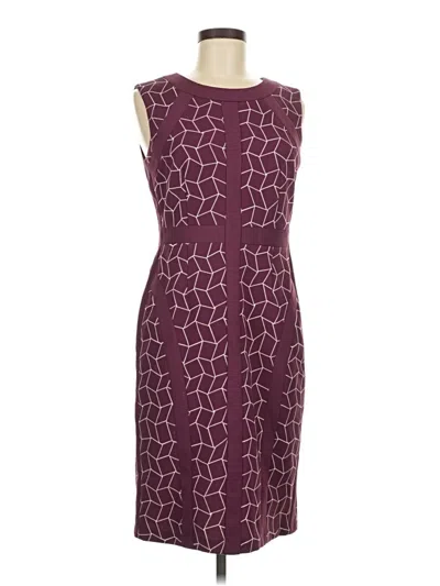 Pre-owned Dm Collection Cocktail Dress In Burgundy