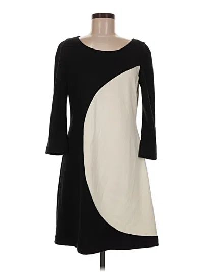 Pre-owned Dm Donna Morgan Casual Dress In Black