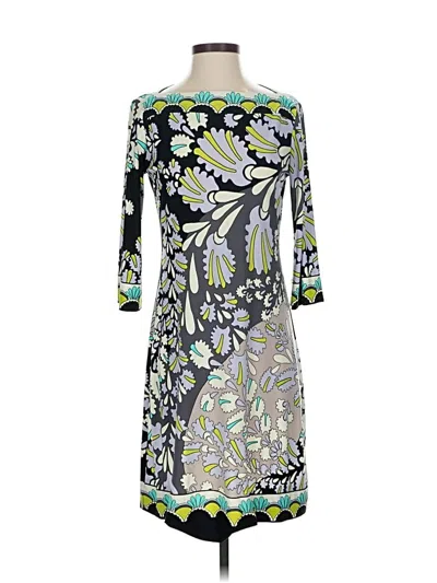 Pre-owned Dm Donna Morgan Casual Dress In Gray