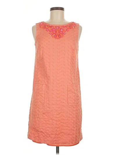 Pre-owned Dm Donna Morgan Casual Dress In Orange