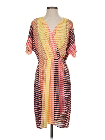 Pre-owned Dm Donna Morgan Casual Dress In Orange