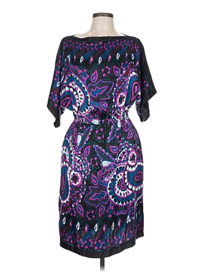 Pre-owned Dm Donna Morgan Casual Dress In Purple