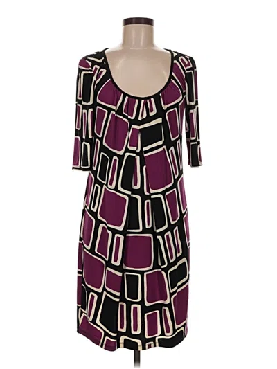 Pre-owned Dm Donna Morgan Casual Dress In Purple