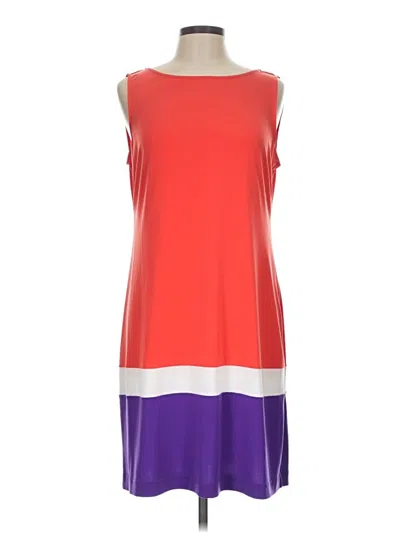 Pre-owned Dm Donna Morgan Casual Dress In Red