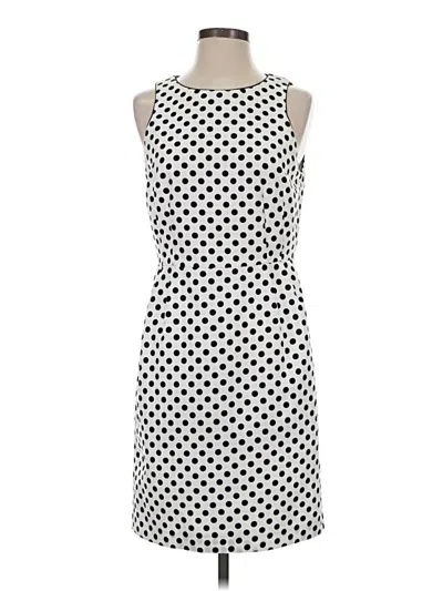 Pre-owned Dm Donna Morgan Casual Dress In White
