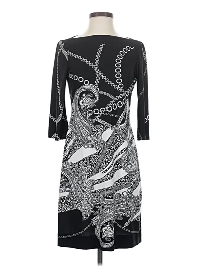 Pre-owned Dm Donna Morgan Cocktail Dress In Black