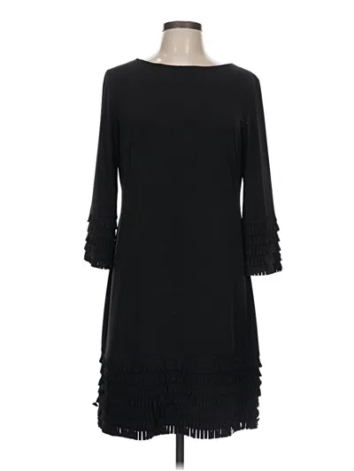 Pre-owned Dm Donna Morgan Cocktail Dress In Black