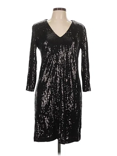 Pre-owned Dm Donna Morgan Cocktail Dress In Black