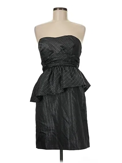 Pre-owned Dm Donna Morgan Cocktail Dress In Black