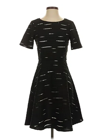 Pre-owned Dm Donna Morgan Cocktail Dress In Black