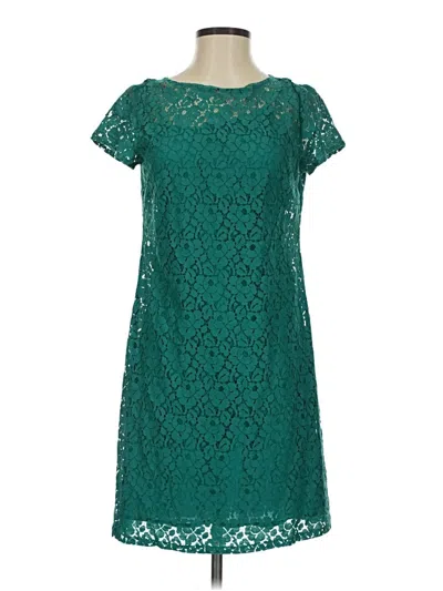 Pre-owned Dm Donna Morgan Cocktail Dress In Teal