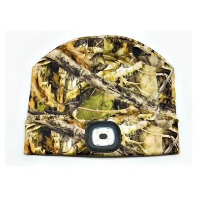 Dm Merchandising Night Scope Sportsman Rechargeable Led Beanie In Camo In Multi