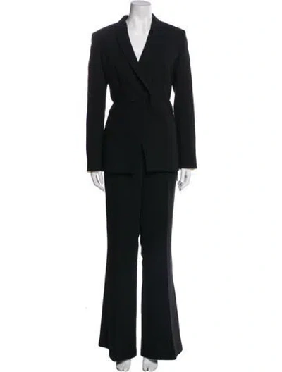 Pre-owned Dmn Cutout Accent Pantsuit In Black
