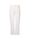 Dmn Paris Joy Patch Jeans In White