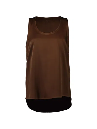 Dmn Paris Tina Tank In Brown
