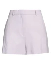 Dmn Paris Woman Shorts & Bermuda Shorts Lilac Size 4 Viscose, Wool, Elastane In Purple