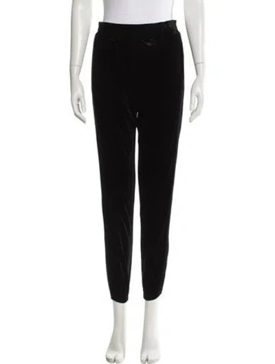 Pre-owned Dmn Velvet Sweatpants In Black