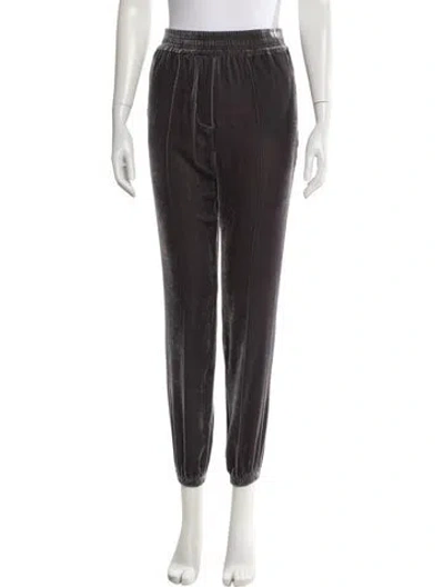 Pre-owned Dmn Velvet Sweatpants In Gray