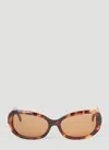 Dmy By Dmy Andy Sunglassses In Brown