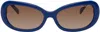 Dmy By Dmy Blue Andy Sunglasses In Cobalt Blue