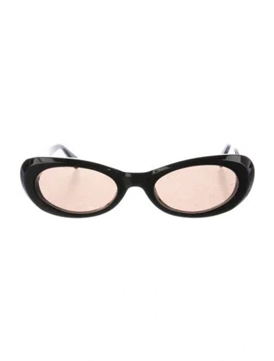 Pre-owned Dmy By Dmy Cat-eye Tinted Sunglasses In Black