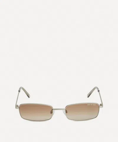 Dmy By Dmy Women's Olsen Rectangular Metal Sunglasses