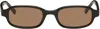 Dmy Studios Margot Squared Acetate Sunglasses In Black