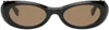 Dmy Studios Black Naomi Sunglasses In Black