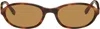Dmy Studios Brown Bibi Sunglasses In Havana