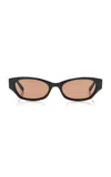 Dmy Studios Exclusive Suki Square-frame Acetate Sunglasses In Black