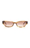Dmy Studios Exclusive Suki Square-frame Acetate Sunglasses In Brown
