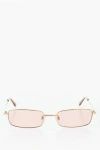 Dmy Studios Metal Olsen Sunglasses With Rectangular Frame And Coloured L