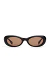 Dmy Studios Naomi Round-frame Acetate Sunglasses In Black