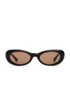Dmy Studios Black Naomi Sunglasses In Olive