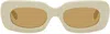 Dmy Studios Off-white Vivian Sunglasses In Ivory
