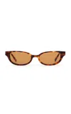 Dmy Studios Romi Square-frame Acetate Sunglasses In Brown
