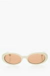 Dmy Studios Solid Color Valentina Sunglasses With Oval Frame