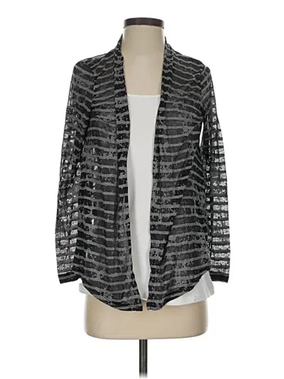 Pre-owned Dna Couture Cardigan Sweater In Silver