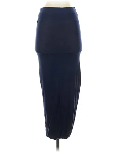 Pre-owned Dna Couture Formal Skirt In Blue