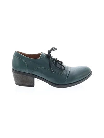 Pre-owned Dna Couture Heels In Teal