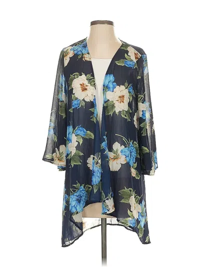 Pre-owned Dna Couture Kimono In Blue