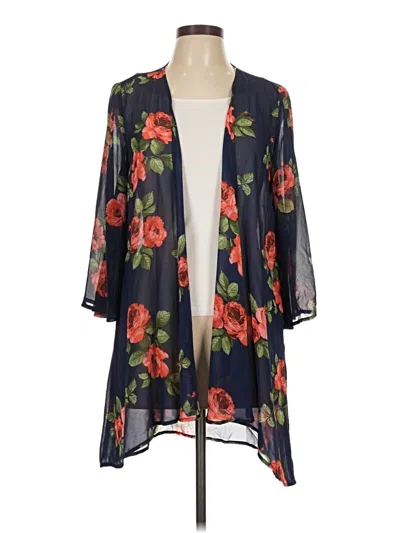 Pre-owned Dna Couture Kimono In Blue