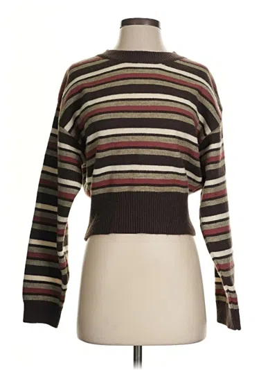 Pre-owned Dna Couture Pullover Sweater In Brown