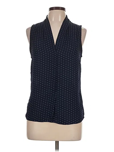 Pre-owned Dna Couture Sleeveless Blouse In Blue