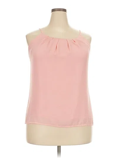 Pre-owned Dna Couture Sleeveless Blouse In Pink